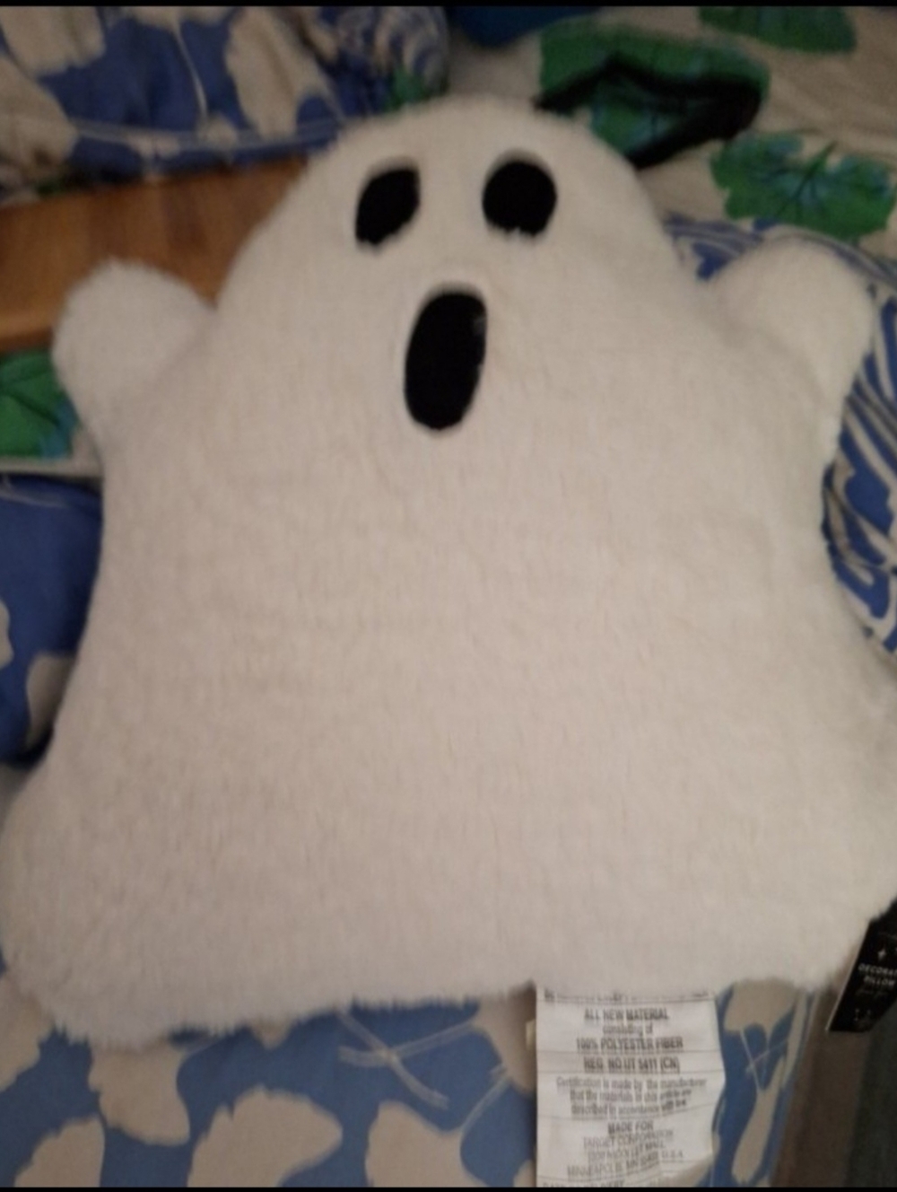 Bullseye's Playground Ghost Pillow
